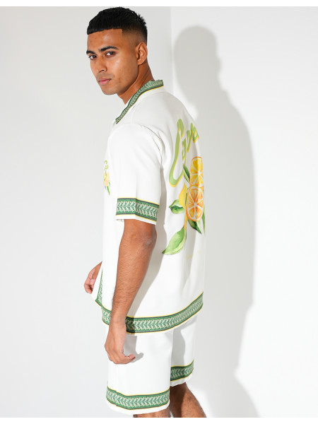 Ensemble short et chemise "Capri"