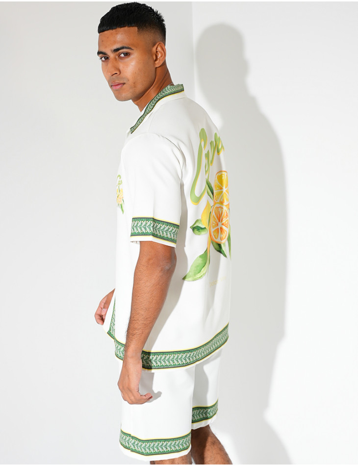 Ensemble short et chemise "Capri"