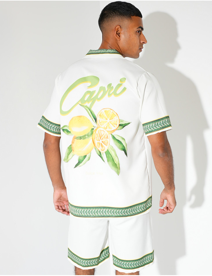 Ensemble short et chemise "Capri"