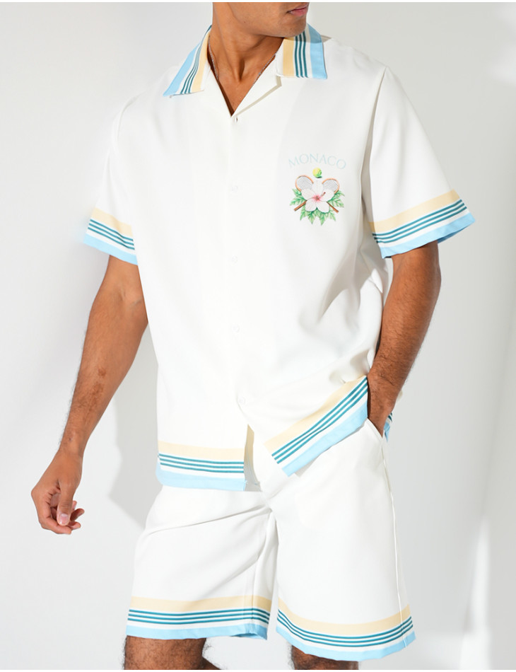 Ensemble short et chemise "Monaco"