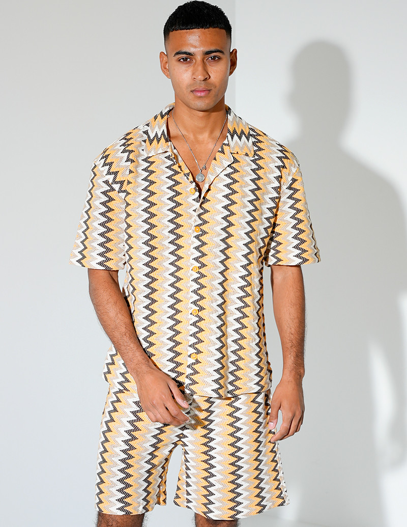 Ensemble short et chemise à...