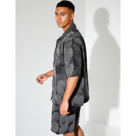 Ensemble en jeans short et chemise