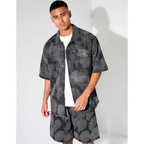 Ensemble en jeans short et chemise