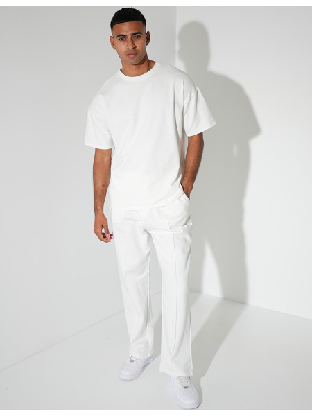 Ensemble uni pantalon à bande et t-shirt