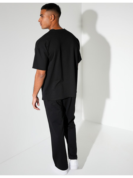 Ensemble uni pantalon à bande et t-shirt