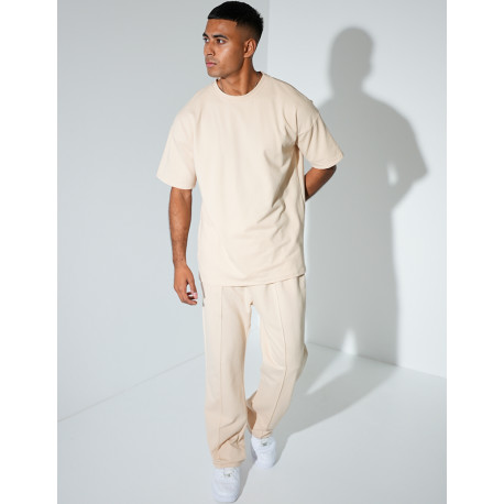 Ensemble uni pantalon à bande et t-shirt