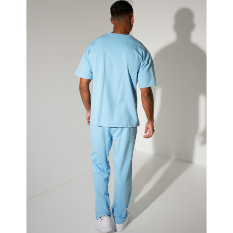 Ensemble uni pantalon à bande et t-shirt