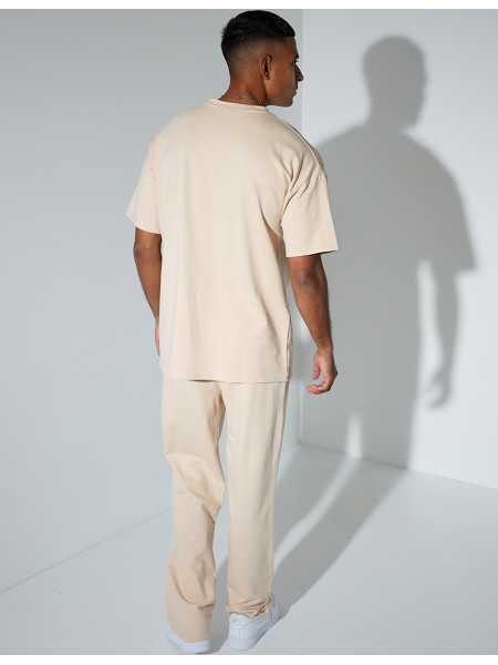 Ensemble uni pantalon à bande et t-shirt