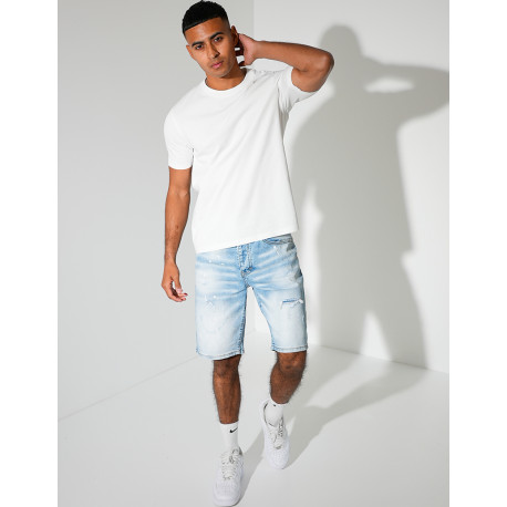 Short en jeans destroy