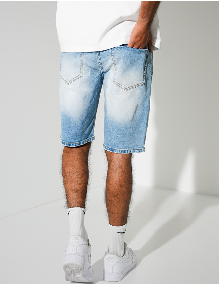 Short en jeans destroy
