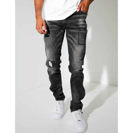 Jeans à fermeture éclaire