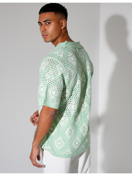 Chemise ajourée