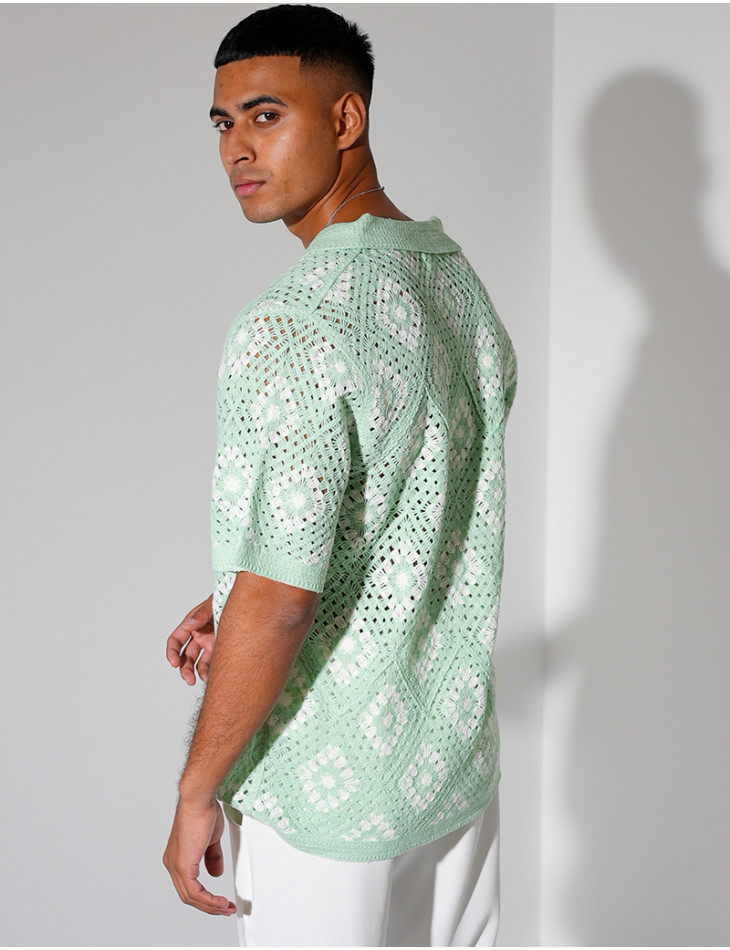 Chemise ajourée