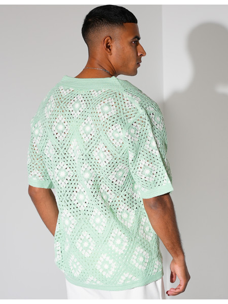 Chemise ajourée