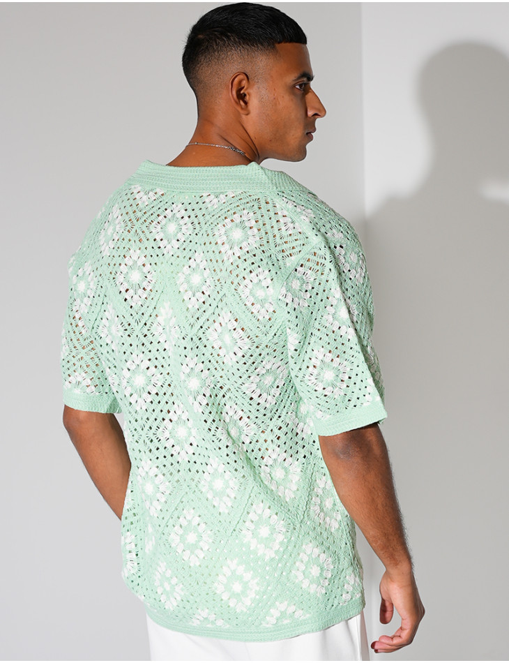 Chemise ajourée