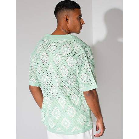 Chemise ajourée