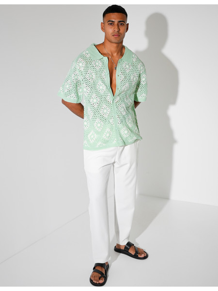 Chemise ajourée