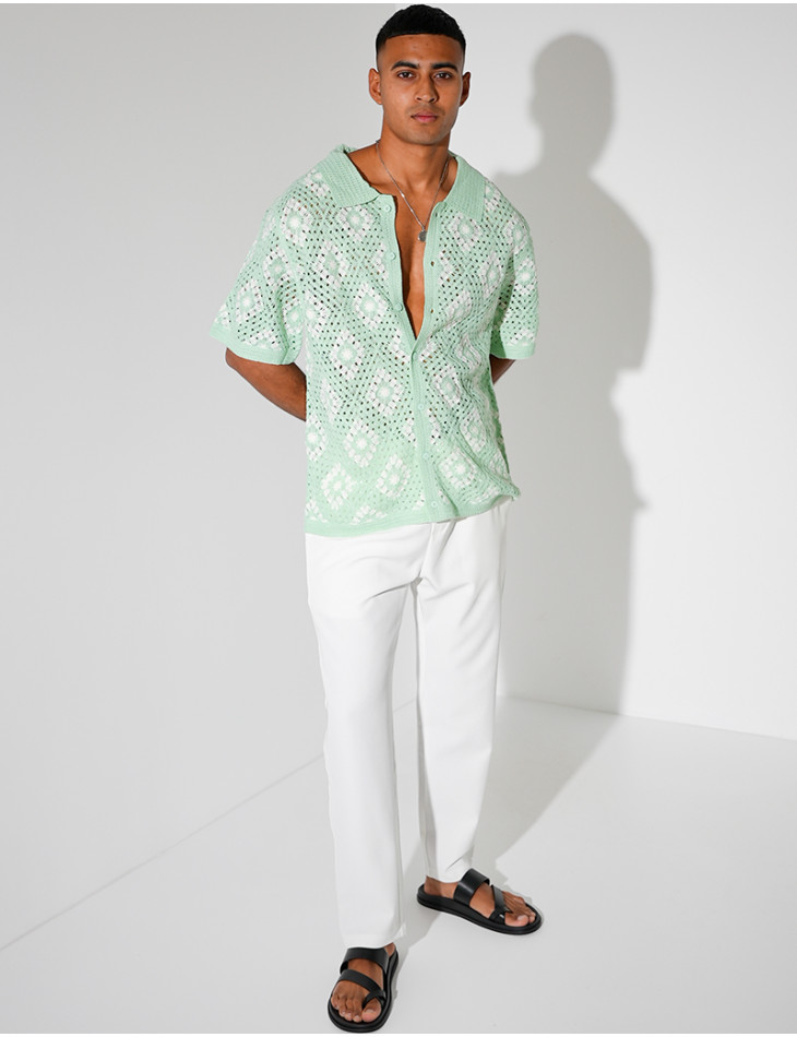 Chemise ajourée