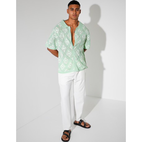 Chemise ajourée