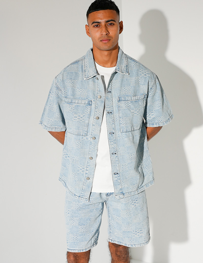 Ensemble en jeans short et...