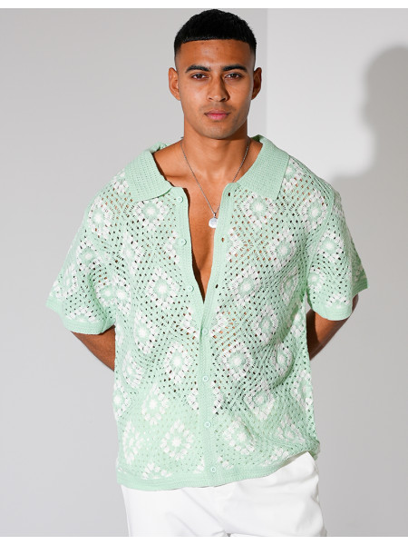 Chemise ajourée