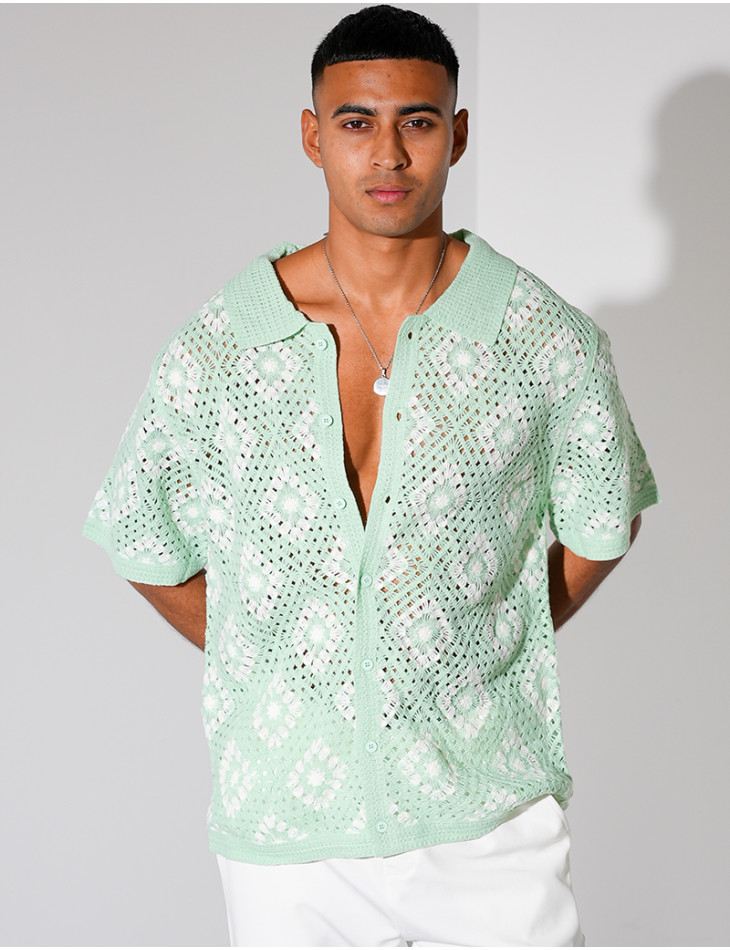 Chemise ajourée
