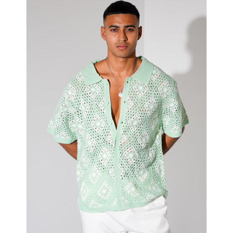 Chemise ajourée