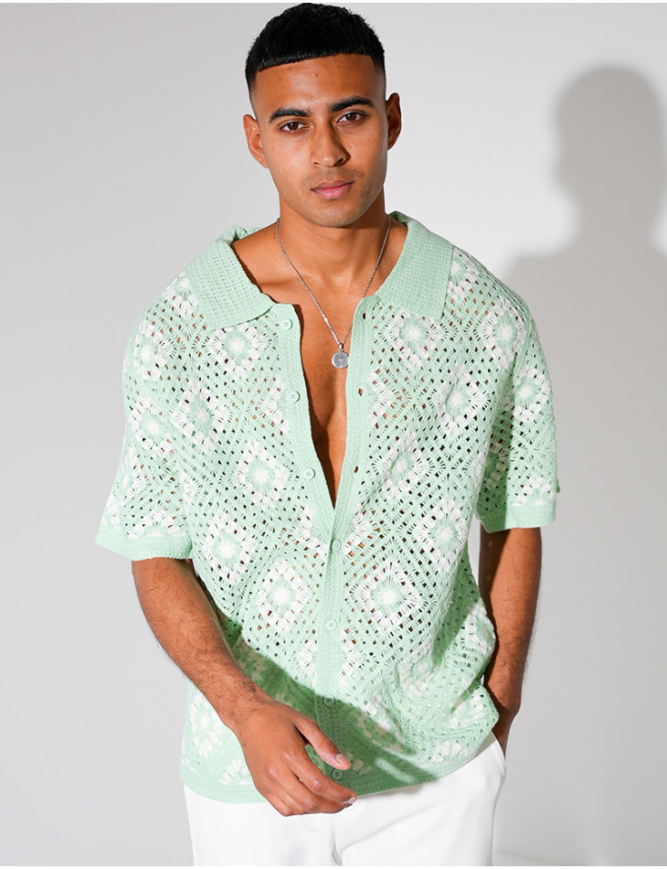 Chemise ajourée