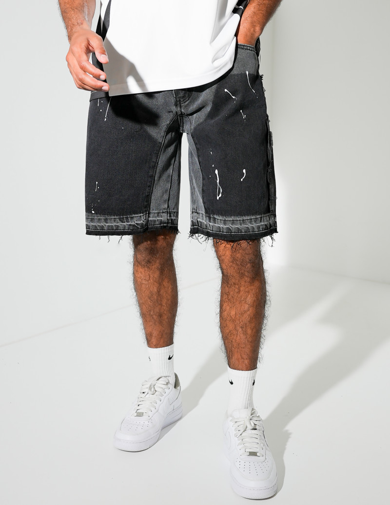 Short en jeans à...