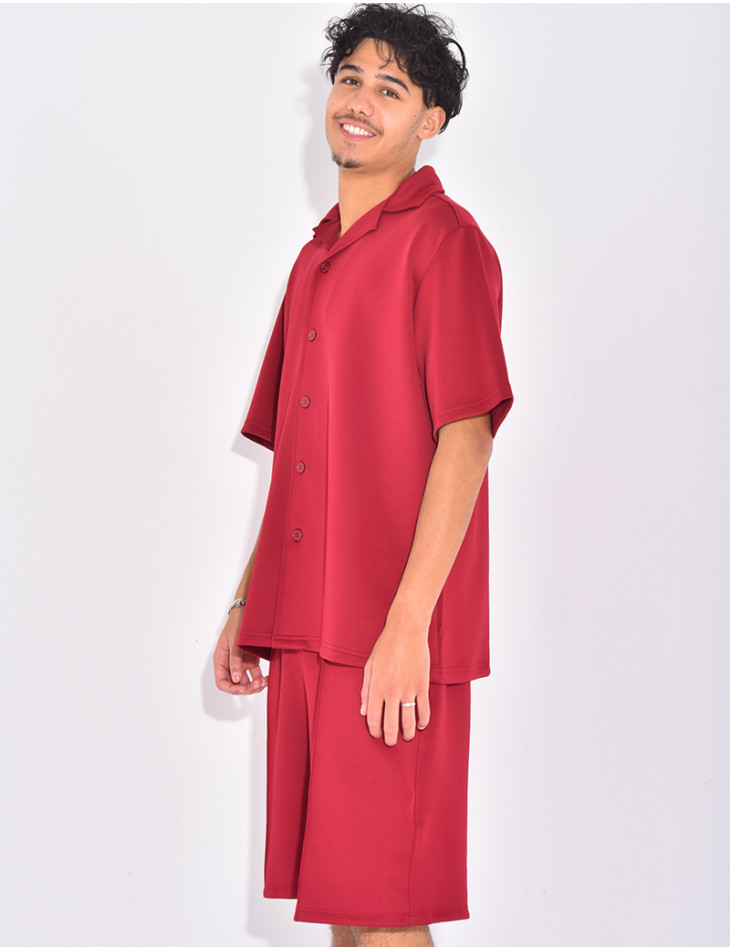 Ensemble short et chemise