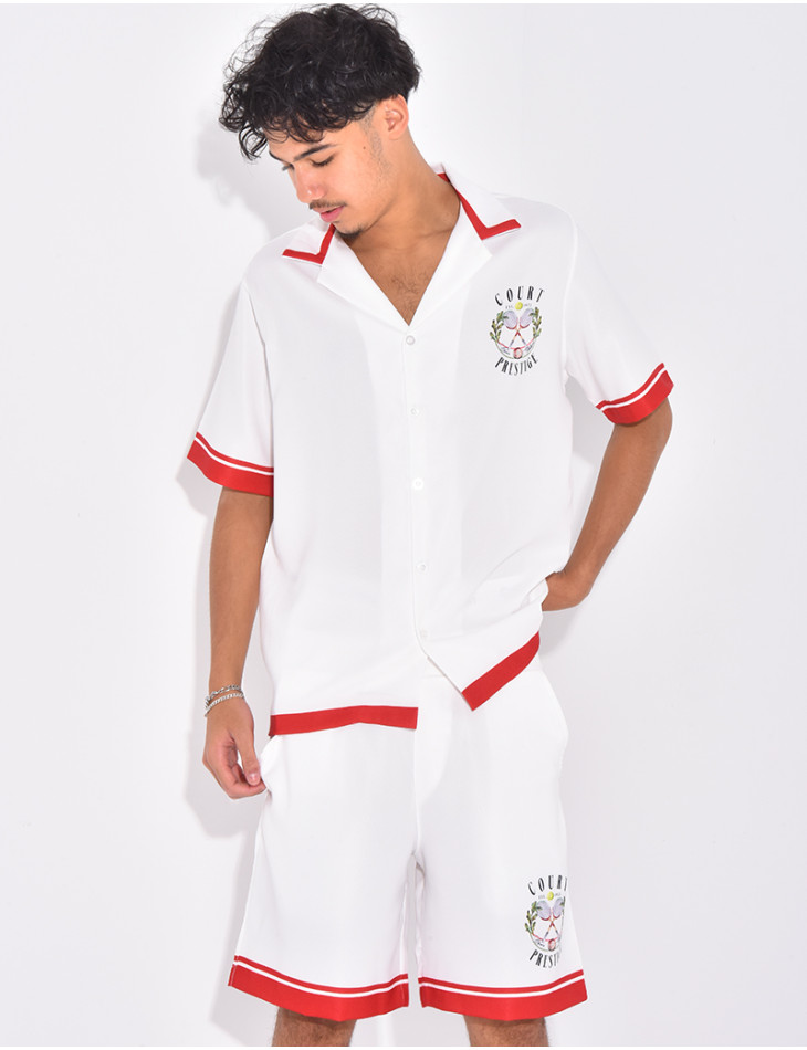 Ensemble chemise et short " court prestige "