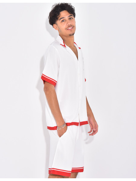 Ensemble chemise et short " court prestige "