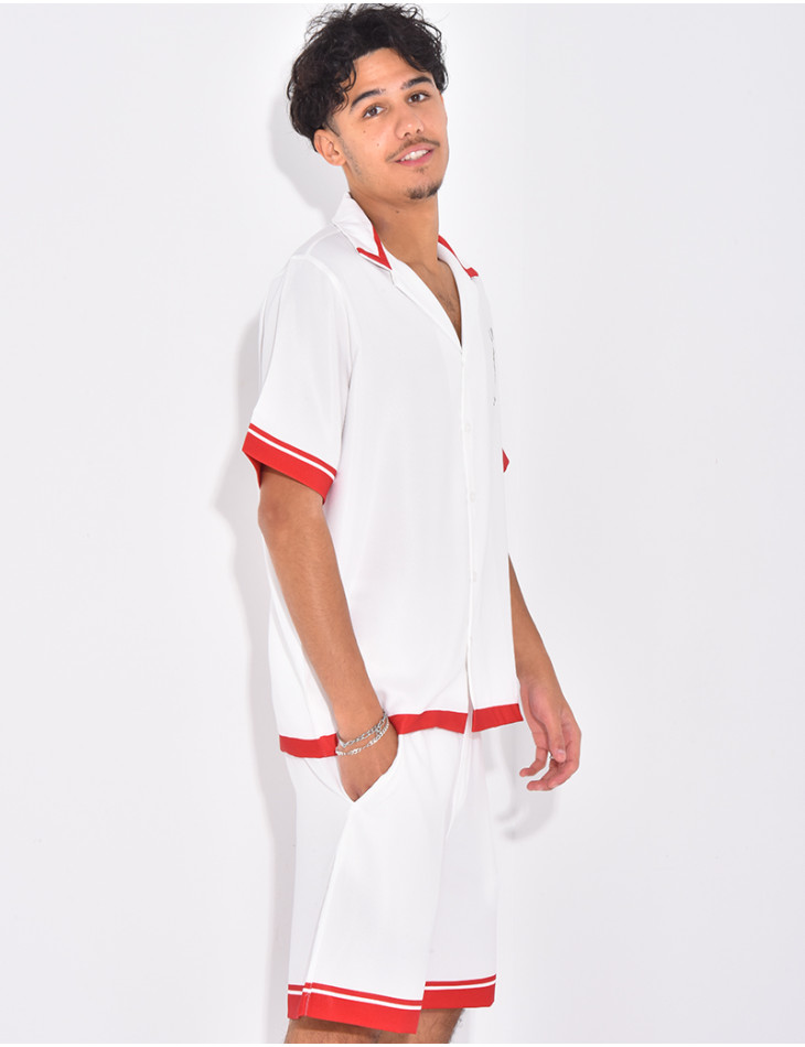 Ensemble chemise et short " court prestige "
