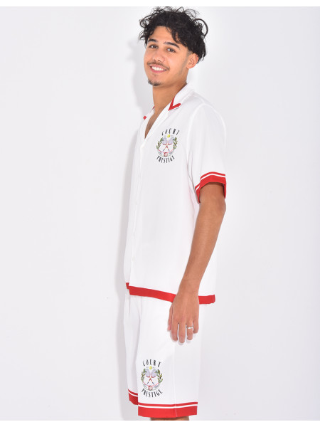 Ensemble chemise et short " court prestige "