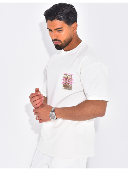 T-shirt timbre "212"