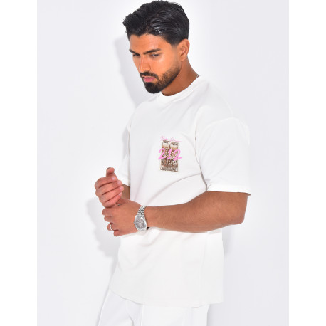 T-shirt timbre "212"