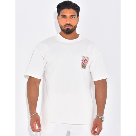 T-shirt timbre "212"