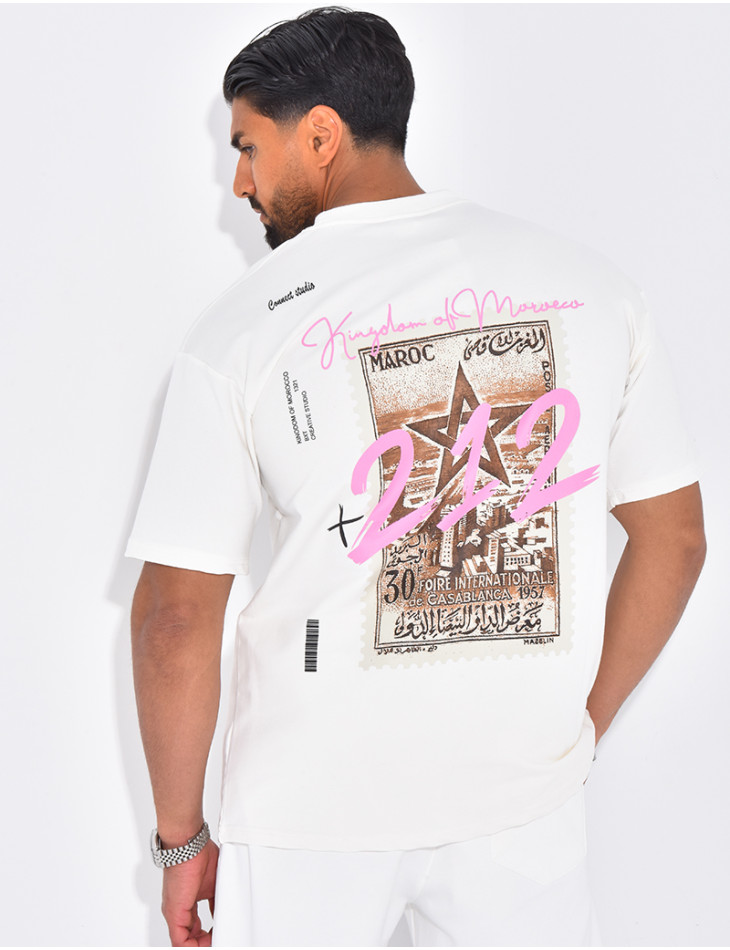 T-shirt timbre "212"