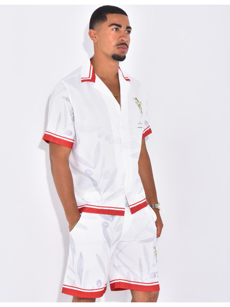 Ensemble short et chemise "Dry Martini"