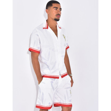 Ensemble short et chemise "Dry Martini"