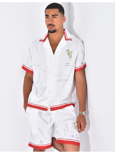 Ensemble short et chemise "Dry Martini"