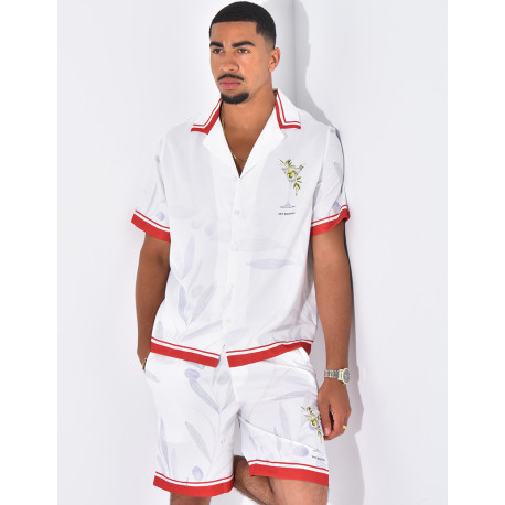 Ensemble short et chemise "Dry Martini"