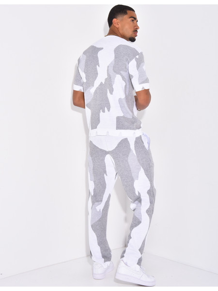 Ensemble pantalon et t-shirt à motifs