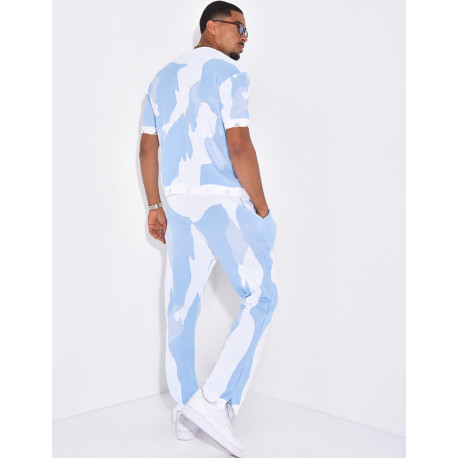 Ensemble pantalon et t-shirt à motifs