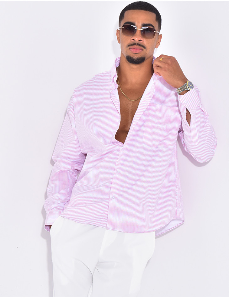 Chemise à rayures