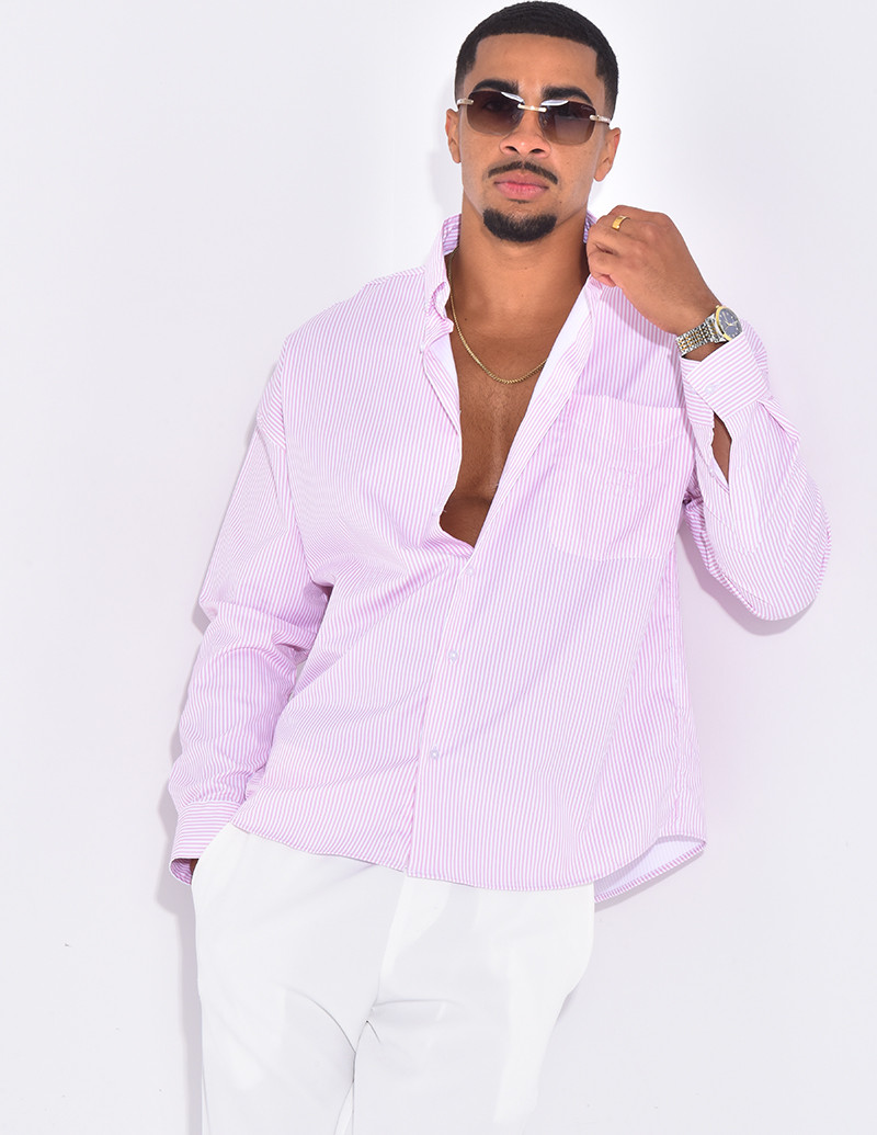 Chemise à rayures
