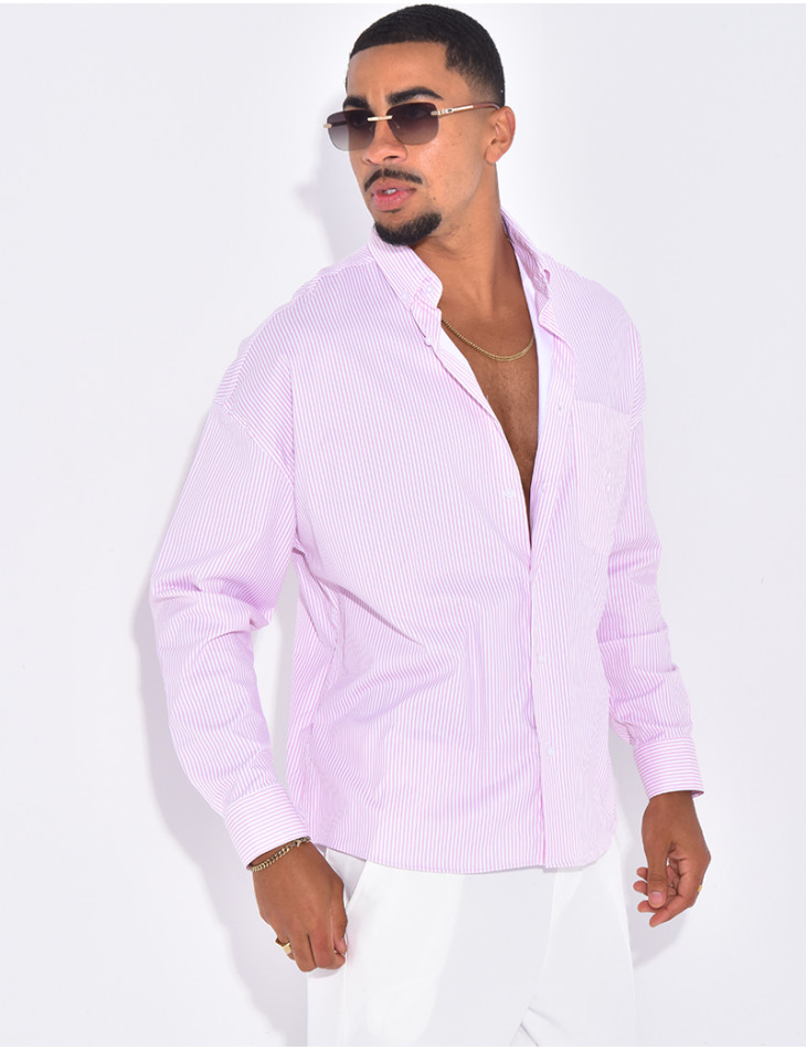Chemise à rayures