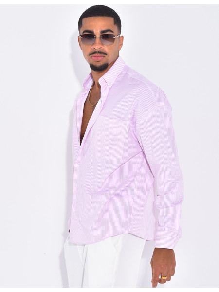 Chemise à rayures