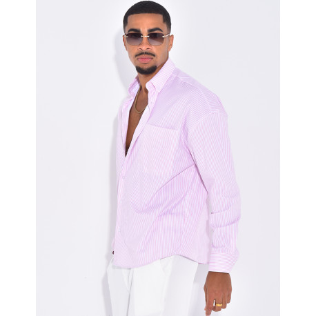 Chemise à rayures