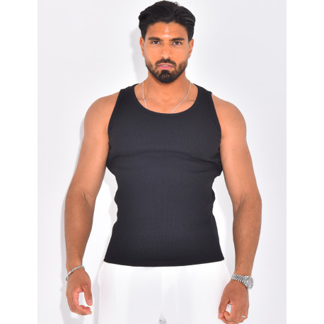 Débardeur côtelé homme
